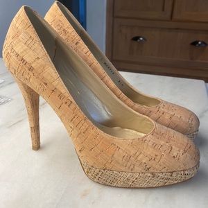 Stuart Weitzman Cork Pumps